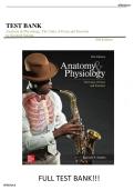 Test Bank &ndash; Anatomy & Physiology&colon; The Unity of Form and Function &lpar;10th Edition&rpar; Saladin &vert; All Chapters Covered &vert; Rated A&plus; &vert; Latest Edition