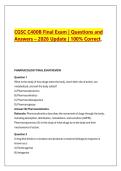 CGSC C400B Final Exam &vert; Questions and  Answers &ndash; 2026 Update &vert; 100&percnt; Correct&period; 