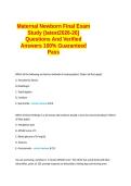 NUR2513 Exam 2 &lbrace;latest 2025-26&rcub; questions And Answers 100&percnt; Guaranteed Pass