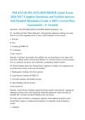 POLESTAR PILATES REFORMER Actual Exam 2026&sol;2027 Complete Questions and Verified Answers with Detailed Rationales Grade A 100&percnt; Correct Pass Guaranteed - A&plus; Graded