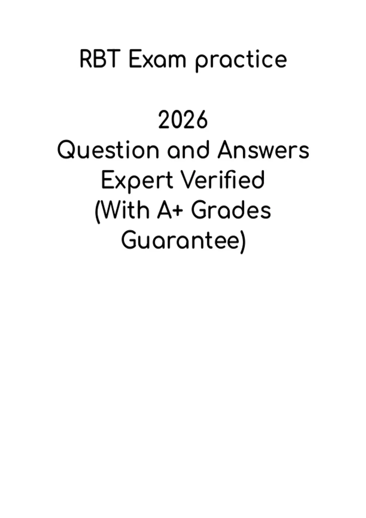 RBT Exam Practice Questions 2026 | ABA Mock Test & Complete Review ...