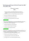 Hesi Fundamentals Practice Test Evolve Practice Test &lpar; 2025 latest update &rpar; Q&A