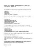 NURS 326 EXAM -1 QUESTIONS WITH VERIFIED ACCURATE ANSWERS