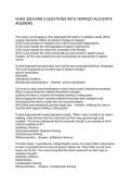 NURS 326 EXAM 2 QUESTIONS WITH VERIFIED ACCURATE ANSWERS