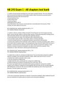 NR 293 Exam 1 Test Bank&colon; Chapters 1-48 Prep Questions & Correct Answers