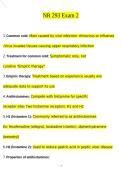 NR 293 Exam 2 Final Exam Questions with 100&percnt; Correct Answers