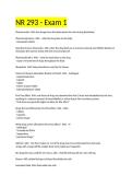 NR 293 - Exam 1 questions with detailed verified answers &lpar;100- correct answers&rpar;