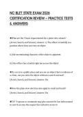NC BLET STATE EXAM 2026 CERTIFICATION REVIEW &mdash; PRACTICE TESTS & ANSWERS