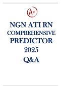 NGN ATI RN COMPREHENSIVE PREDICTOR 2025 QUESTIONS WITH DETAILED CORRECT ANSWERS &sol;A&plus; GRADE
