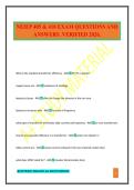 NEIEP 405 & 410 EXAM QUESTIONS AND ANSWERS&period; VERIFIED 2026&period;