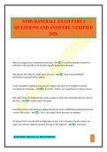 NFHS BASEBALL EXAM PART I QUESTIONS AND ANSWERS&period; VERIFIED 2026&period;