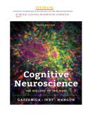 TEST BANK for Cognitive Neuroscience&colon; The Biology of the Mind 5th Edition by Gazzaniga Michael&semi; Richard Ivry and George Mangun&period; NEWEST EDITION