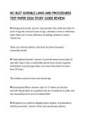 NC BLET JUVENILE LAWS AND PROCEDURES TEST PAPER 2026 STUDY GUIDE REVIEW