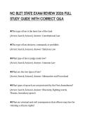 NC BLET STATE EXAM REVIEW 2026 FULL STUDY GUIDE WITH CORRECT Q&A