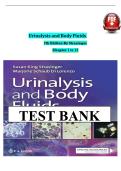 Test Bank for Urinalysis and Body Fluids&comma; 7th Edition by Susan King Strasinger & Marjorie Schaub Di Lorenzo &vert; ISBN&colon; 9780803675827 &vert; Verified Chapters 1-17 Complete &vert; A&plus; Grade &vert; Downloadable PDF