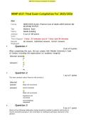 NRNP 6531 Final Exam Compilation For 2025&sol;2026