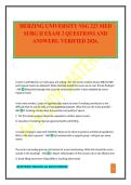 HERZING UNIVERSITY NSG 223 MED SURG II EXAM 3 QUESTIONS AND ANSWERS&period; VERIFIED 2026&period;