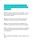 AHIP 2023 FINAL EXAM PRACTICE TEST 2026 QUESTIONS WITH SOLUTIONS GRADED A&plus;