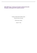 WGU D629 Task 2 - Professional Growth in Writing Instruction Strategies &vert; 2026 Update with complete solutions&period;
