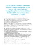 NSG527 MIDTERM EXAM Actual Exam 2026&sol;2027 Complete Questions and Verified Answers with Detailed Rationales Psychopathology Theories Advanced Clinical Modalities 100&percnt; Correct Grade A Pass Guaranteed - A&plus; Graded