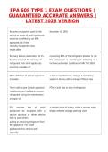 EPA 608 TYPE 1 EXAM QUESTIONS &vert;GUARANTEED ACCURATE ANSWERS &vert;LATEST 2026 VERSION