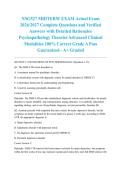 NSG527 MIDTERM EXAM Actual Exam 2026&sol;2027 Complete Questions and Verified Answers with Detailed Rationales Psychopathology Theories Advanced Clinical Modalities 100&percnt; Correct Grade A Pass Guaranteed - A&plus; Graded