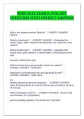 NURS 3632 EXAM 2- FULL SET QUESTIONS WITH CORRECT ANSWERS