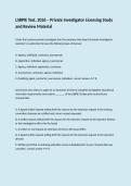 LSBPIE Test&comma; 2026 &ndash; Private Investigator Licensing Study and Review Material