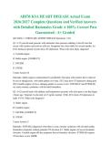 ABFM KSA HEART DISEASE Actual Exam 2026&sol;2027 Complete Questions and Verified Answers with Detailed Rationales Grade A 100&percnt; Correct Pass Guaranteed - A&plus; Graded