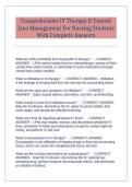 NURS 3632 TEST &num;1 REVIEW WITH COMPLETE CORRECT ANSWERS