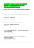 CHLH 274 Exam 1 And EXAM 2 UIUC STUDY GUIDE QUESTIONS AND ACTUAL ANSWERS 2026&period;