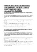 UNIV 101 STUDY GUIDE QUESTIONS AND ANSWERS&comma; UPDATED 2026&comma; A&plus; SOLUTIONS INCLUDED&comma; GUARANTEED SUCCESS