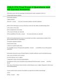 CHLH 274 Final Exam 2 Questions and All Correct Answers&period;