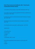 State of Texas Security Level II Certification&comma; 2026 &ndash; Private Security Licensing Study and Review Material