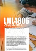 LML4806 Assignment 1  2026  &vert; Due March 2026  - Distinction Guaranteed