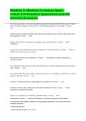 Module 3&comma; Module 4 Lesson Quiz - CHLH 274 Practice Questions and All Correct Answers&period;