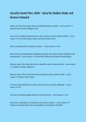 Security Guard Test&comma; 2026 &ndash; Security Studies Study and Review Material