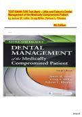 Test Bank &ndash; Little and Falace's Dental Management of the Medically Compromised Patient 9th Edition&vert; All Chapters&period; LATEST EDITION