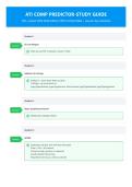 ATI Comp Predictor-Study Guide 300&plus; &lpar;Latest 2025-2026 Edition&rpar; 100&percnt; Verified Q&A &plus; Answer Key Solutions