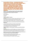 Nursing Ethics CE Exam &ndash; Continuing Education Practice Exam Complete Study Guide Updated 2026  &vert; Verified Questions & Answers with Detailed Rationales &vert; Comprehensive Review of Ethical Principles in Nursing&comma; Patient Rights&comma; Informed Consent&comma; Confidentiali