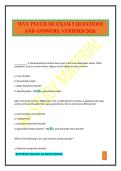 WVU PSYCH 101 EXAM 5 QUESTIONS AND ANSWERS&period; VERIFIED 2026&period;