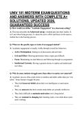 UNIV 101 MIDTERM EXAM QUESTIONS AND ANSWERS WITH COMPLETE A&plus; SOLUTIONS&comma; UPDATED 2026&comma; GUARANTEED SUCCESS