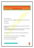 SSM EXAM QUESTIONS AND ANSWERS&period; VERIFIED 2026&period;