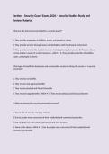 Section 1 Security Guard Exam&comma; 2026 &ndash; Security Studies Study and Review Material
