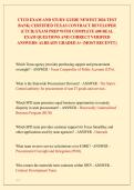 CTCD EXAM AND STUDY GUIDE NEWEST 2026 PACKAGE DEAL&vert; DIFFERENT VERSIONS WITH COMPLETE 1000 REAL EXAM AND REVIEW QUESTIONS WITH CORRECT VERIFIED ANSWERS&sol; ALREADY GRADED A&plus;&vert; CERTIFIED TEXAS CONTRACT DEVELOPER &lpar;CTCD&rpar; FINAL EXAM PREP &lpar;MOST RECENT&excl;&excl;&rpar;