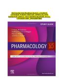 Pharmacology 10th Edition Test Bank by Linda McCuistion &ndash; Updated Latest 2025&ndash;2026 Edition&period; Complete Chapter-by-Chapter Questions&comma; Answers and Detailed Rationales for Nursing and Healthcare Exam Mastery&period; Fully Revised for Clinical and Academic Success&period;