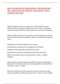 WGU-C706 SECURE SOFTWARE DESIGN &vert; PRE-ASSESSMENT &lpar;PA&rpar; &vert; QUESTIONS AND ANSWERS &vert; 2026 UPDATE &vert; WITH COMPLETE SOLUTION