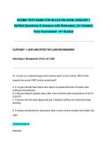 NCSBN TEST BANK FOR NCLEX-RN &lpar;NGN&rpar; 2026&sol;2027 &vert; Verified Questions & Answers with Rationales &vert; A&plus; Graded &vert; Pass Guaranteed - A&plus; Graded