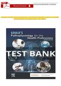 VanMeter and Hubert&colon; Gould&rsquo;s Pathophysiology for the Health Professions&comma; 7th Edition&comma; Complete Test Bank &ndash; All Chapters Questions and Answers Graded A&plus;