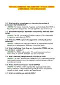 PESTICIDE LICENSE EXAM - REAL QUESTIONS &plus; DETAILED ANSWERS - LATEST VERSION - TOP RATED &lpar;2026&sol;2027&rpar;